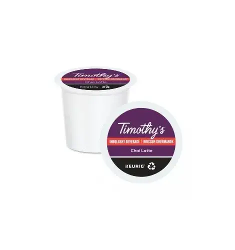 Timothy’s Chai Latte K-Cup Pods, 24 count