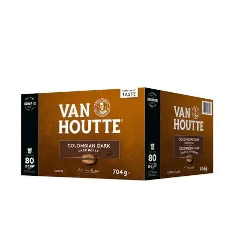 Van Houtte Colombian Dark Coffee K-Cup Pods, 80 count