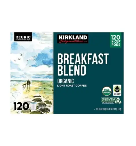 Kirkland Breakfast Blend K-Cup, Pods, 120 count