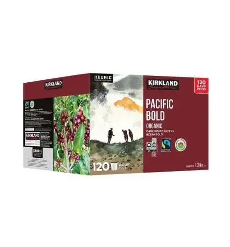 Kirkland Signature Pacific Bold K-Cup Pods, 120 count
